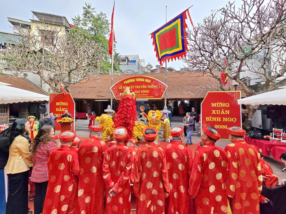 Tinh thần thượng võ ở sới vật đình Mai Động  - ảnh 1