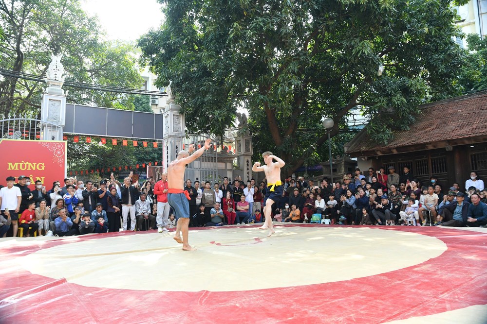 Tinh thần thượng võ ở sới vật đình Mai Động  - ảnh 23