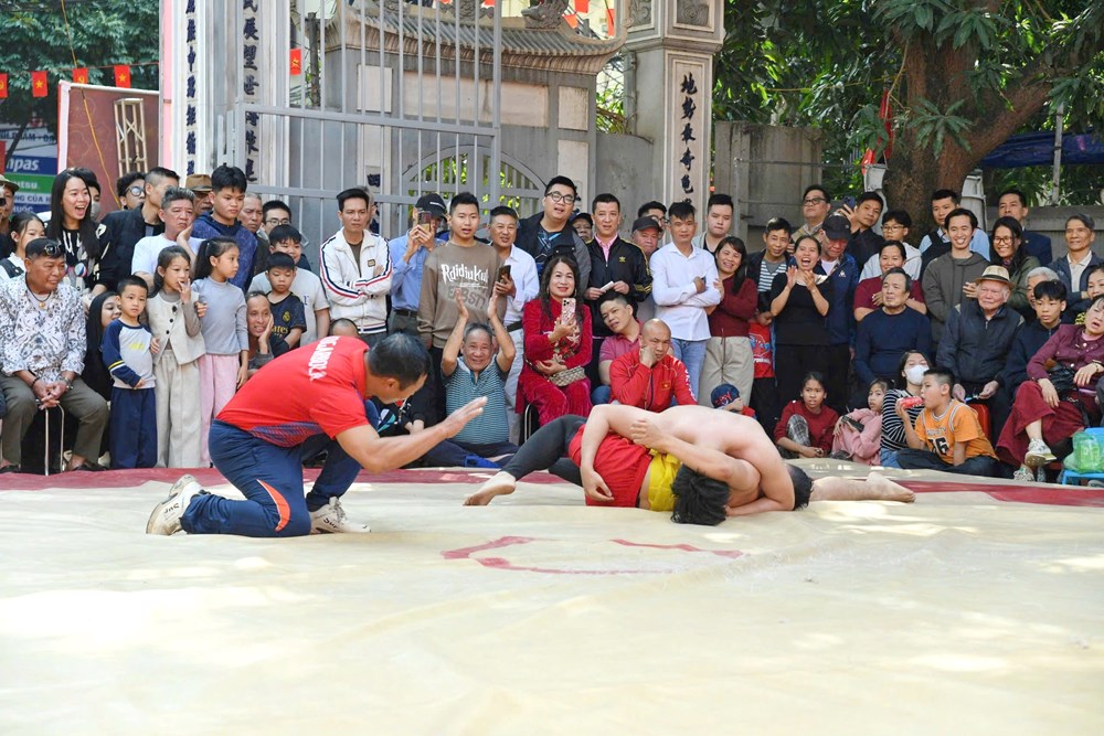Tinh thần thượng võ ở sới vật đình Mai Động  - ảnh 27