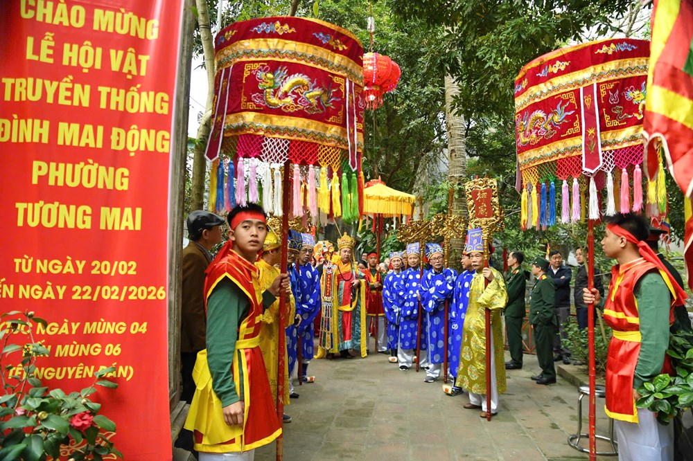 Tinh thần thượng võ ở sới vật đình Mai Động  - ảnh 2