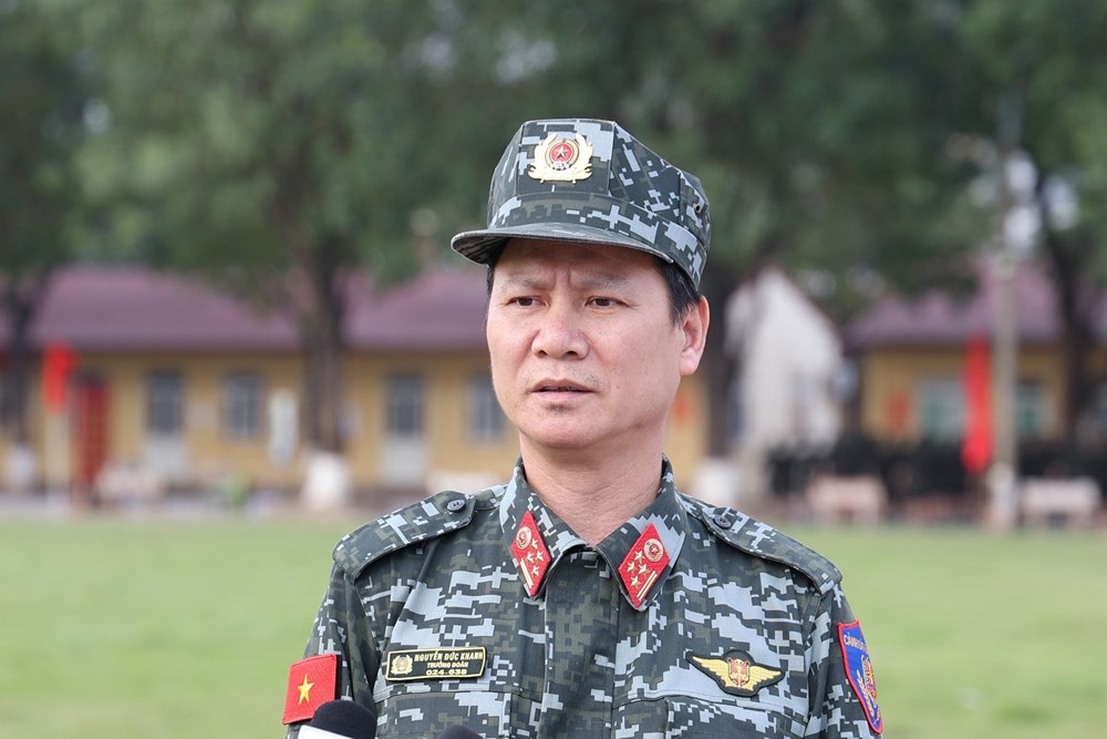 Cảnh sát đặc nhiệm sẵn sàng bảo đảm an ninh cho Ngày hội non sông - ảnh 2