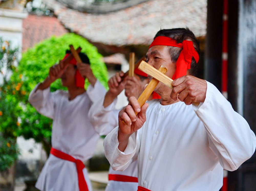 Hát Xoan dưới mái đình cổ hơn 300 năm tuổi - ảnh 13