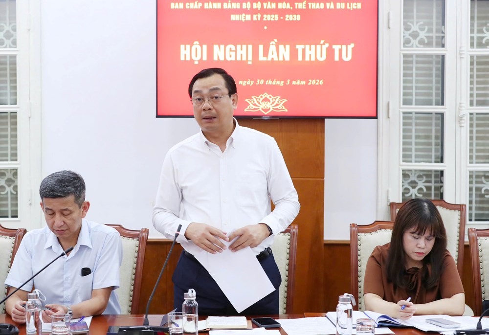 Hội nghị lần thứ tư Ban Chấp hành Đảng bộ Bộ VHTTDL nhiệm kỳ 2025 - 2030 - ảnh 8