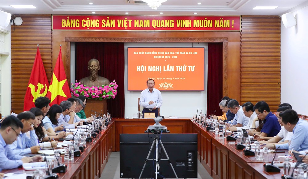 Hội nghị lần thứ tư Ban Chấp hành Đảng bộ Bộ VHTTDL nhiệm kỳ 2025 - 2030 - ảnh 1