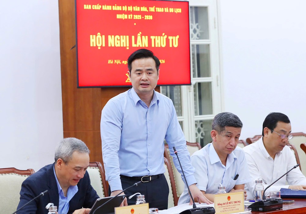 Hội nghị lần thứ tư Ban Chấp hành Đảng bộ Bộ VHTTDL nhiệm kỳ 2025 - 2030 - ảnh 10