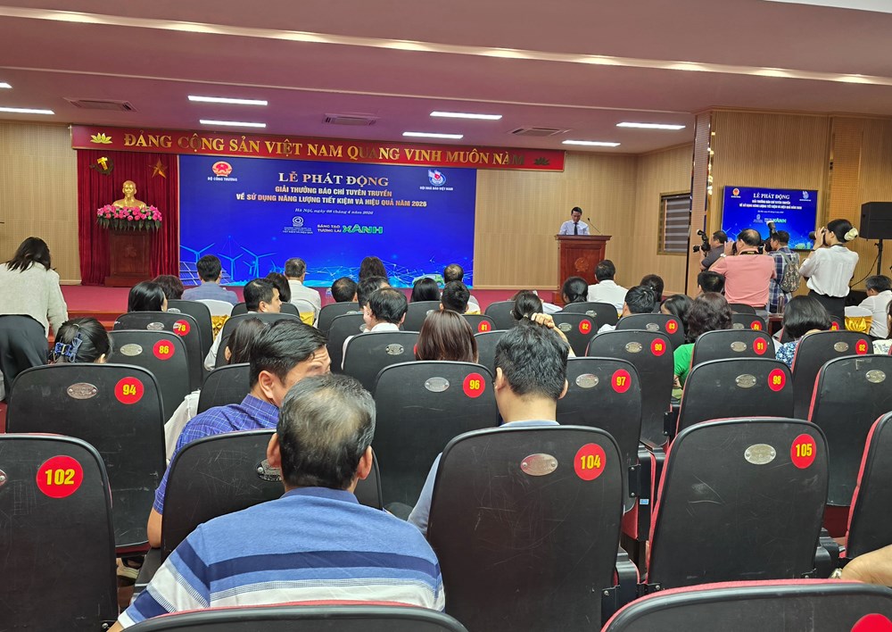Phát động Giải báo chí về sử dụng năng lượng tiết kiệm và hiệu quả năm 2026 - ảnh 1