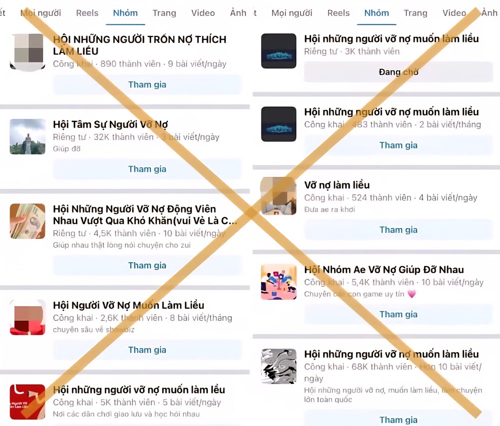 Nguy cơ tội phạm từ các hội nhóm “vỡ nợ làm liều” trên mạng - ảnh 1