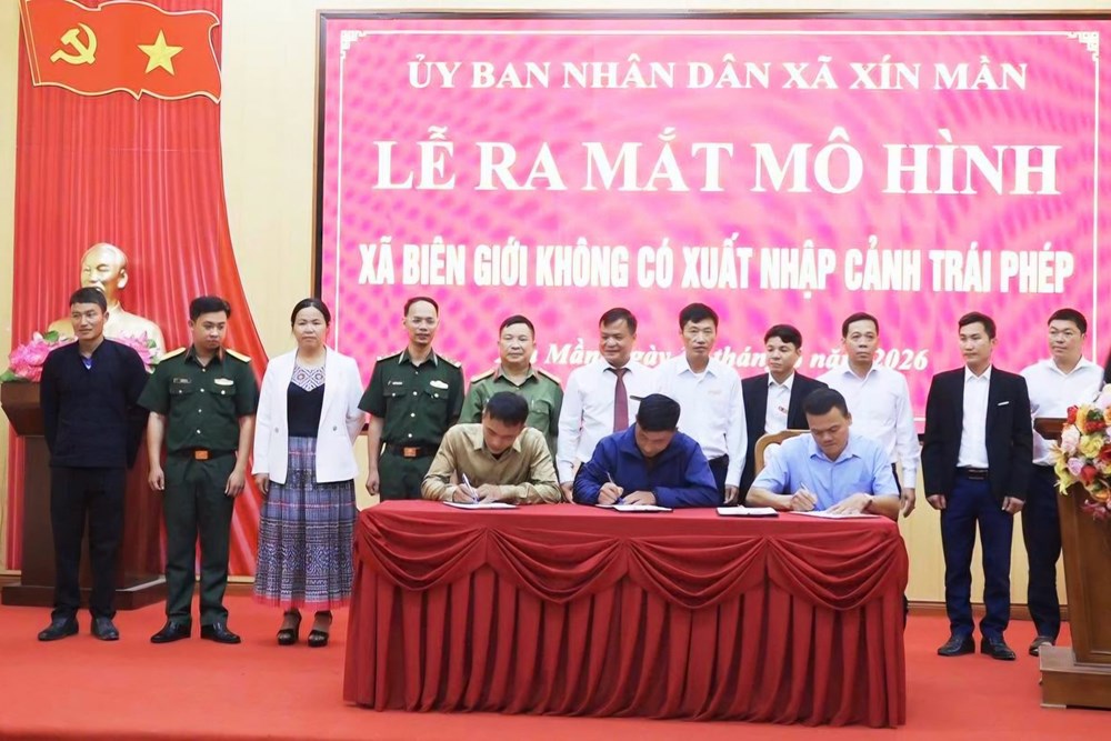 Mô hình “Xã biên giới không có xuất, nhập cảnh trái phép” tại Tuyên Quang - ảnh 1