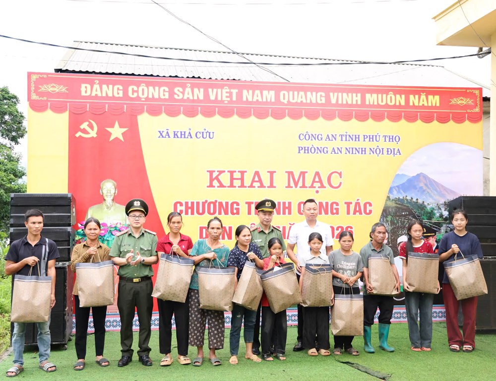 Phú Thọ: Khởi công mô hình “Con đường dân vận” - ảnh 2
