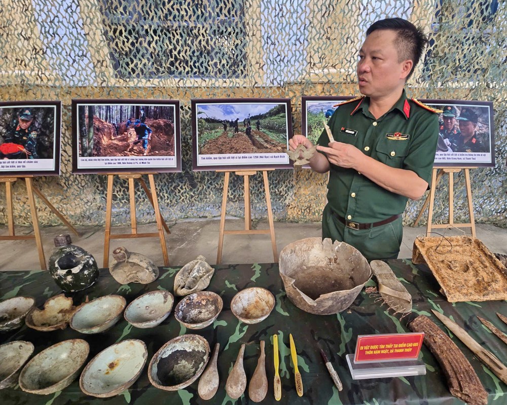 Những di vật trong hành trình tìm kiếm, quy tập hài cốt liệt sĩ tại Vị Xuyên - ảnh 9