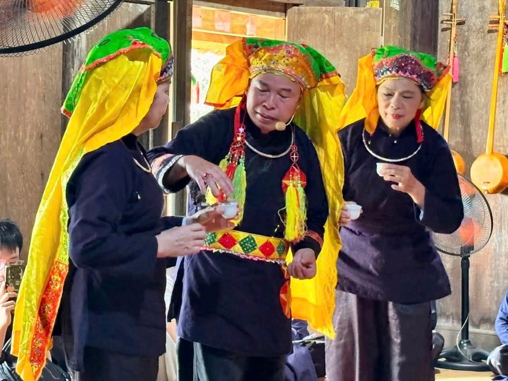 Độc đáo nghi lễ cầu mùa của đồng bào Nùng giữa lòng Hà Nội  - ảnh 4