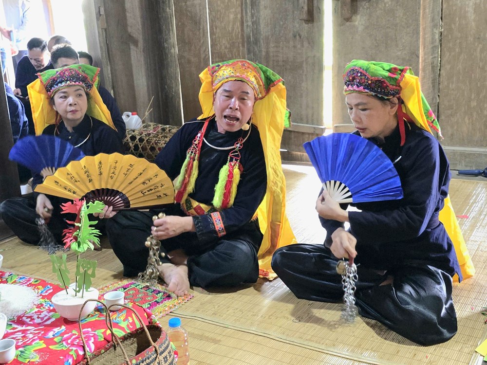 Độc đáo nghi lễ cầu mùa của đồng bào Nùng giữa lòng Hà Nội  - ảnh 9