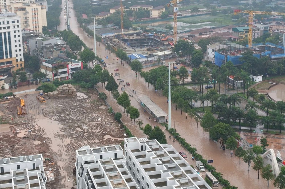 Sáng nay 17.9, Hà Nội ngập những chỗ nào? - ảnh 1