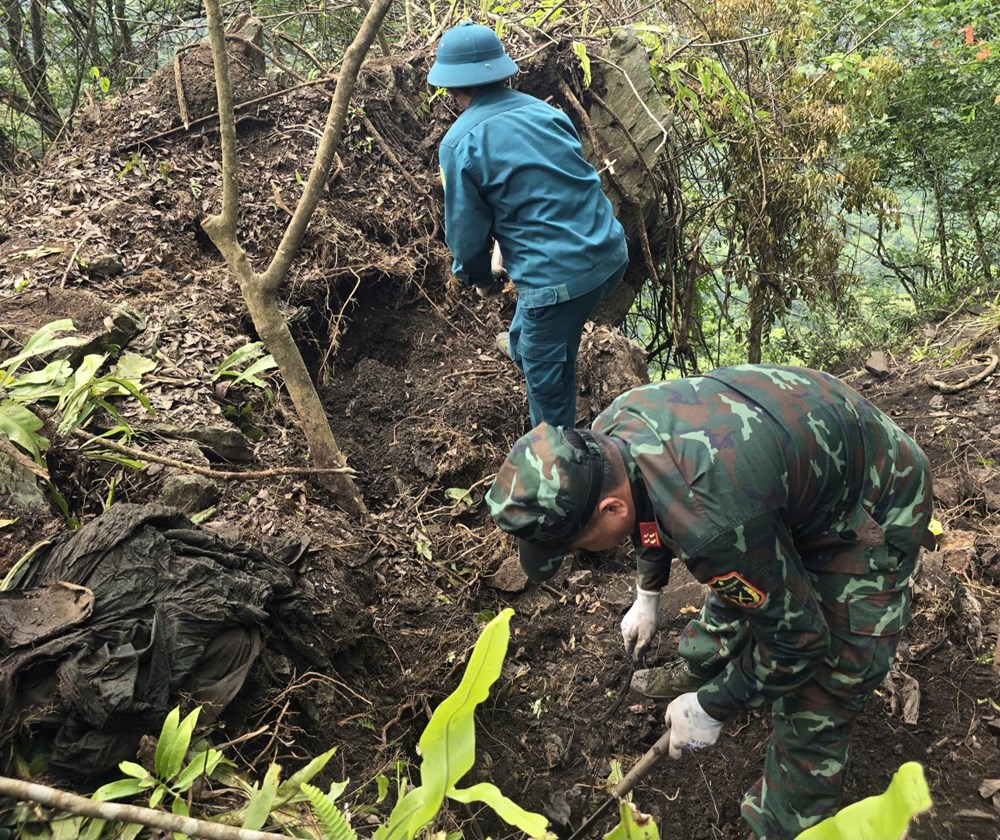 ​Phát hiện 5 vị trí mộ tập thể với 69 hài cốt liệt sĩ tại Điểm cao 685 - ảnh 1