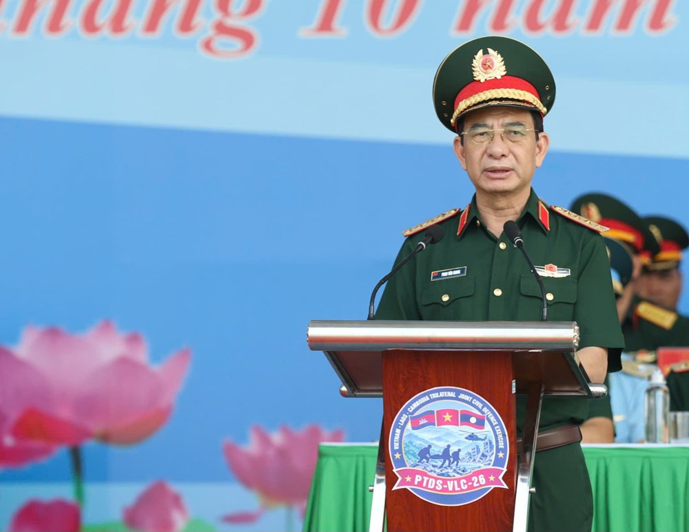 Quân đội Việt Nam - Lào - Campuchia diễn tập chung ứng phó thảm họa - ảnh 1