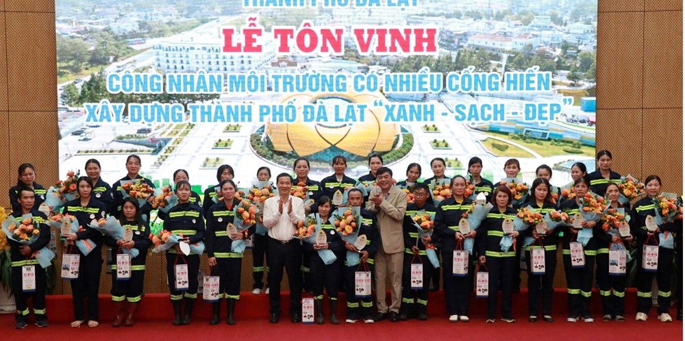 Đà Lạt: Tôn vinh công nhân môi trường tiêu biểu - ảnh 2