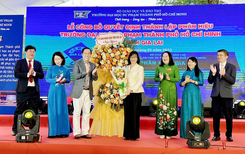 Trường Đại học Sư phạm TP Hồ Chí Minh chính thức có phân hiệu tại Gia Lai - ảnh 3