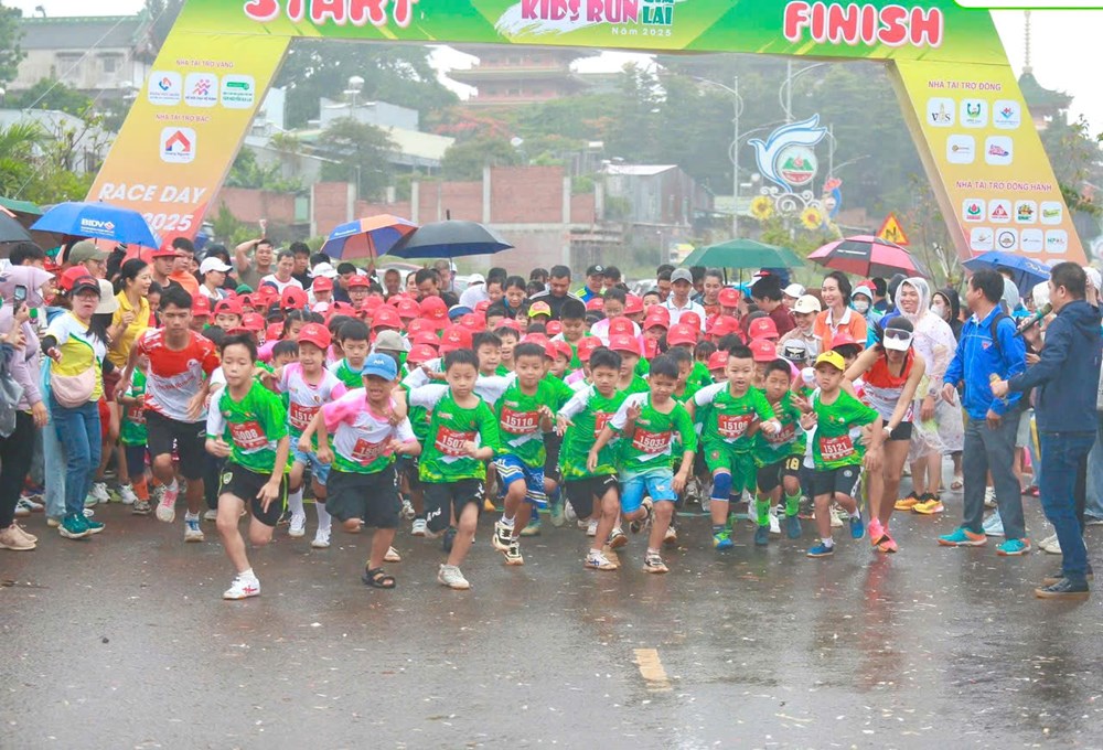 Sôi nổi Giải chạy “Kids Run Gia Lai năm 2025” - ảnh 1