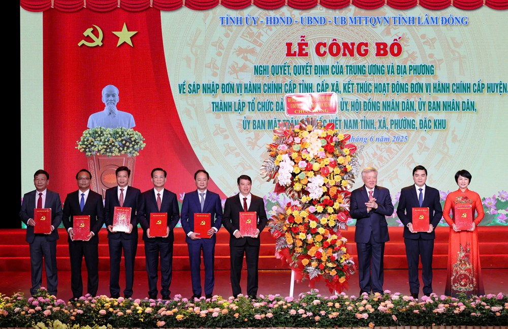 Công bố sáp nhập và bổ nhiệm lãnh đạo tỉnh Lâm Đồng (mới) - ảnh 3