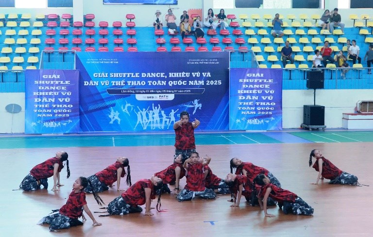 Giải Shuffle Dance, Khiêu vũ và Dân vũ thể thao toàn quốc năm 2025 - ảnh 1