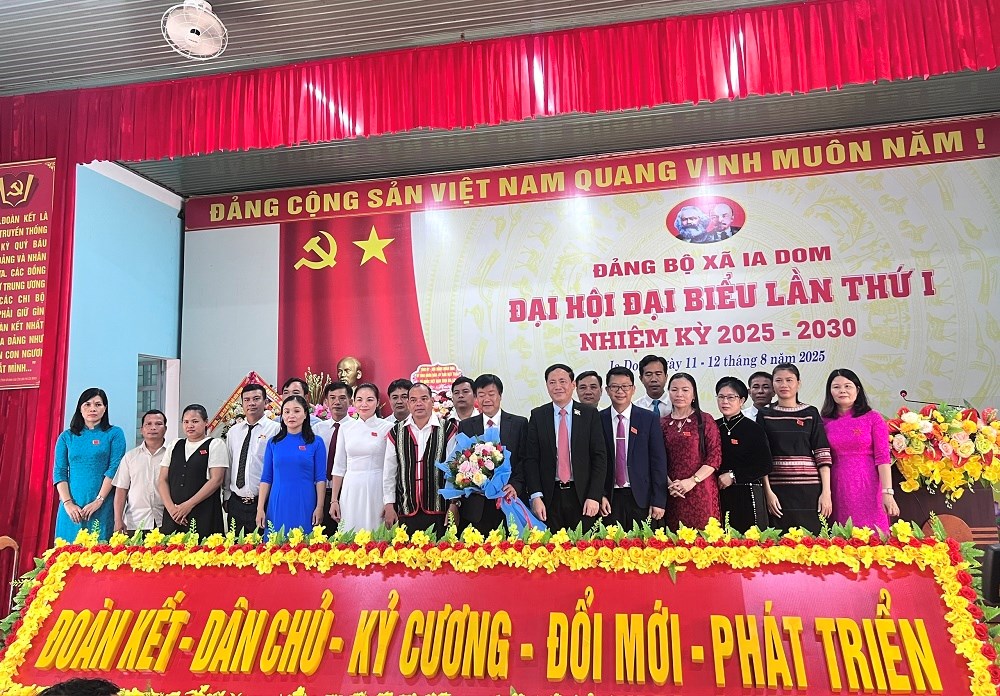 Đại hội Đảng bộ xã Ia Dom: Xây dựng Du lịch là 1 trong 5 trụ cột tăng trưởng - ảnh 3
