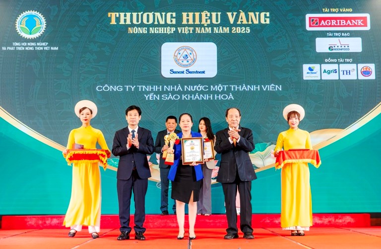 Yến sào Khánh Hòa - “Thương hiệu vàng Nông nghiệp Việt Nam 2025” - ảnh 1