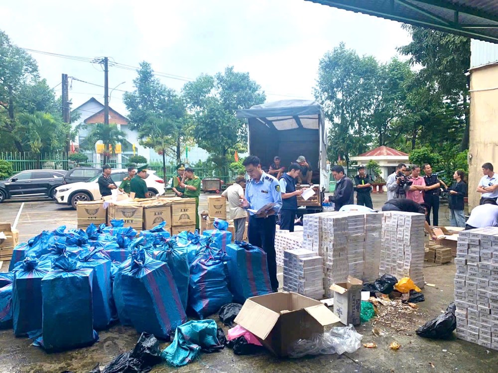 Gia Lai: Tăng cường đấu tranh với nạn buôn lậu thuốc lá - ảnh 1