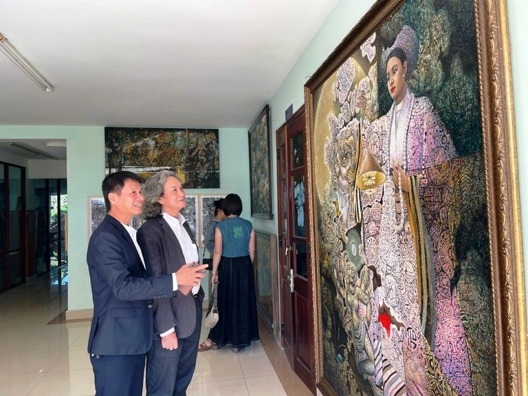 Triển lãm “Di sản nghệ thuật của họa sĩ Xu Man” và “Giao Hoà” - ảnh 5