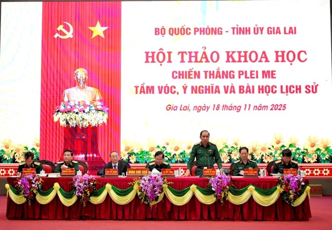 Hội thảo khoa học kỷ niệm 60 năm chiến thắng Plei Me - ảnh 1