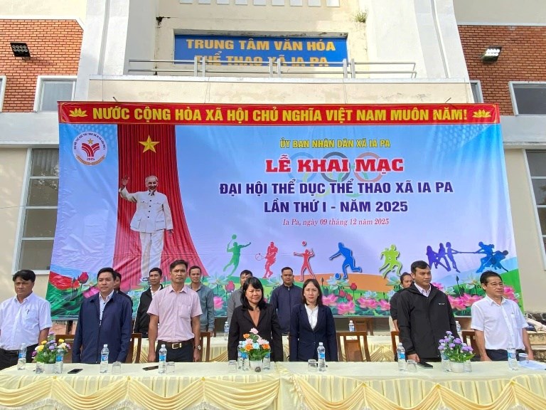 Gia Lai: Hơn 500 VĐV tham dự Đại hội TDTT xã Ia Pa lần thứ I - ảnh 2