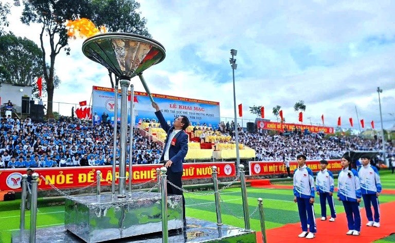 Gia Lai: Hơn 500 VĐV tham gia Đại hội TDTT phường Pleiku lần thứ I - ảnh 1