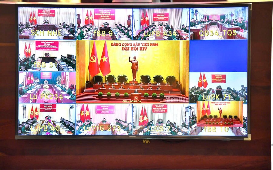 Quân đoàn 34 tổ chức Hội nghị thông báo kết quả Đại hội XIV của Đảng - ảnh 2