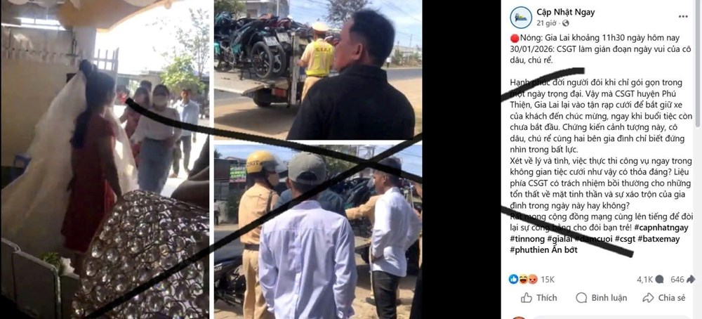 Gia Lai: Phạt hơn 100 triệu đồng nhóm thanh niên vi phạm giao thông - ảnh 2