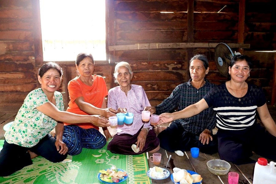 Vui Xuân cũng Lễ báo hiếu của đồng bào Jrai  - ảnh 4