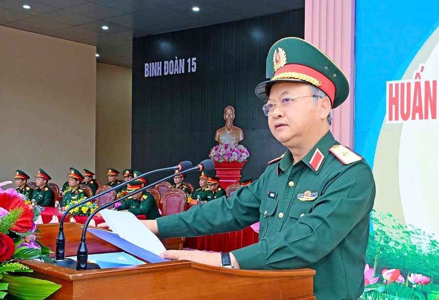 Binh đoàn 15 ra quân huấn luyện, giữ vững ổn định địa bàn Tây Nguyên - ảnh 1