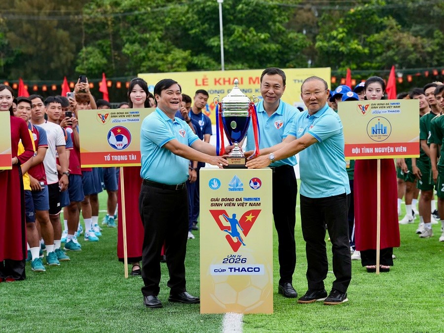 Khai mạc Giải bóng đá Thanh niên sinh viên Việt Nam lần thứ IV - ảnh 1
