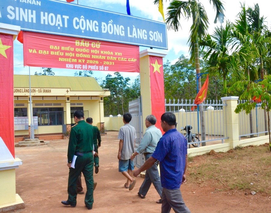 Gia Lai: Cử tri vùng biên sẵn sàng cho Ngày hội non sông - ảnh 2