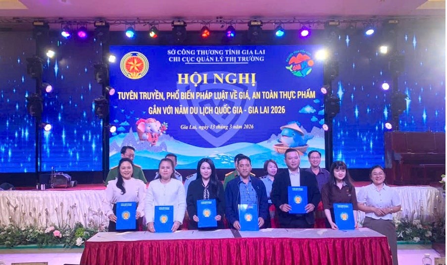 Gia Lai tuyên truyền pháp luật giá, ATTP phục vụ Năm Du lịch quốc gia - ảnh 4