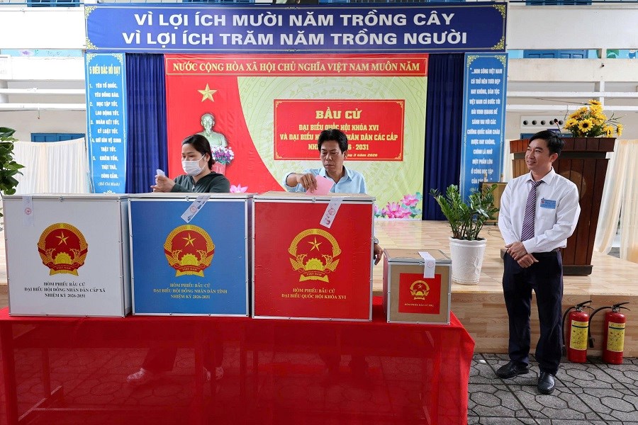 Khánh Hòa: Gần 99% cử tri tham gia bầu cử - ảnh 5