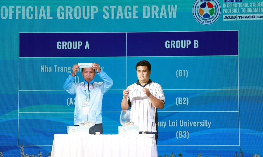  6 đội tham dự Giải bóng đá Thanh Niên sinh viên quốc tế lần II - 2026 cúp THACO - ảnh 2