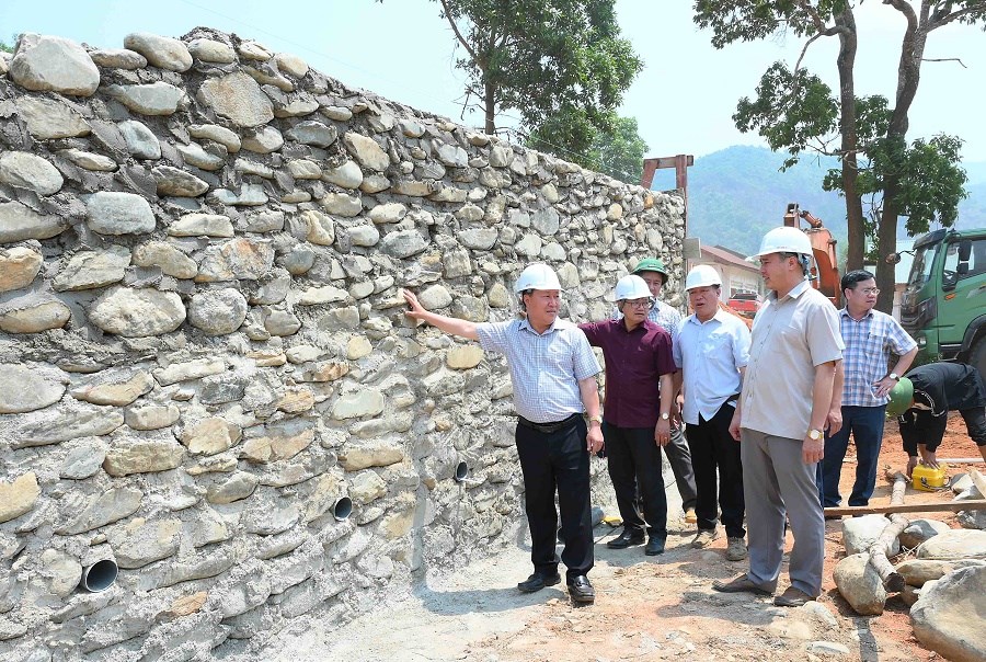 Binh đoàn 15: Thăm, chúc Tết Bunpimay và kiểm tra tiến độ dự án cụm bản Mường Chăm tại Lào - ảnh 4