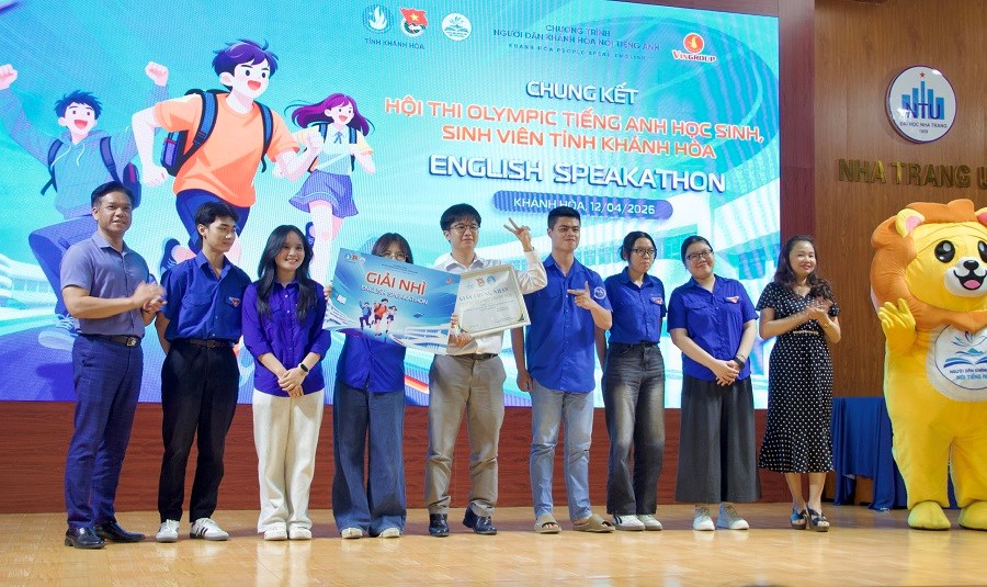 Sôi nổi Hội thi Olympic Tiếng Anh học sinh, sinh viên tỉnh Khánh Hòa  - ảnh 5