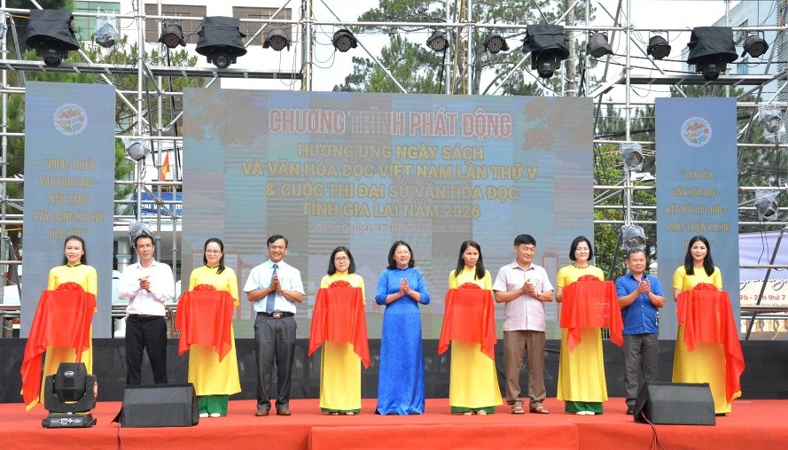  Gia Lai: Phát động Ngày Sách và Văn hóa đọc Việt Nam  - ảnh 1