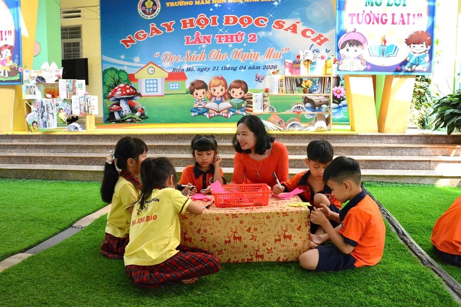 Gia Lai: Lan toả văn hoá đọc đến thế hệ mầm non - ảnh 5