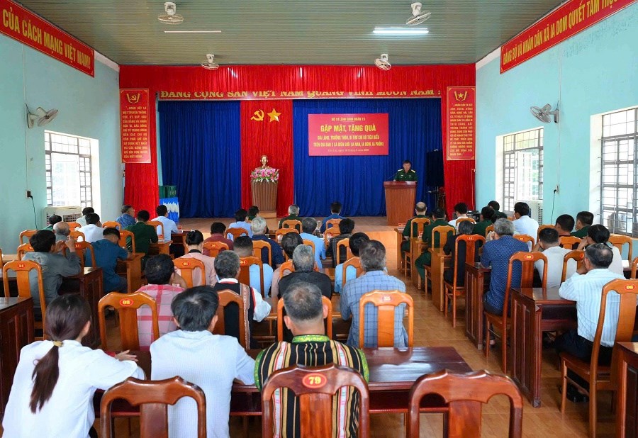 Gia Lai: Binh đoàn 15 gặp mặt, tri ân già làng, người có uy tín vùng biên giới - ảnh 3