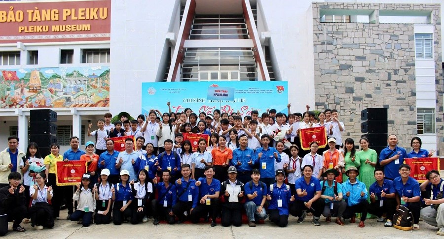 Thanh thiếu nhi Gia Lai hào hứng tham gia Trại hè “Tìm về di sản” - ảnh 1