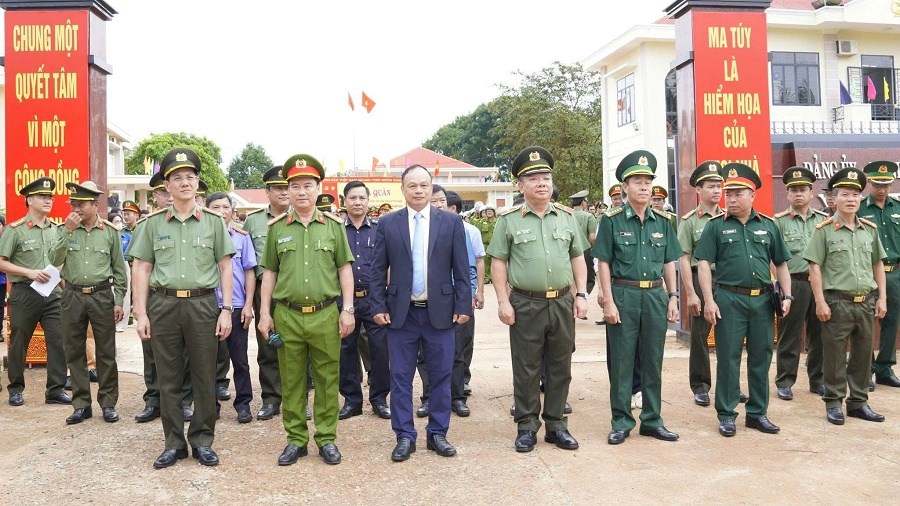 Gia Lai: Ra quân trấn áp tội phạm ma tuý trên tuyến biên giới - ảnh 1