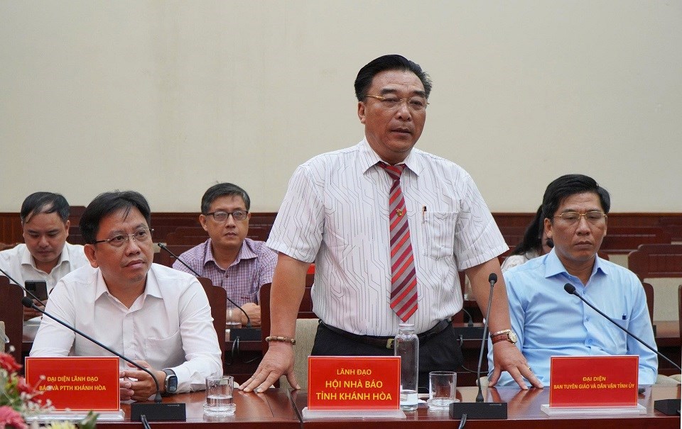 Công an Khánh Hoà gặp mặt các cơ quan báo chí  - ảnh 3