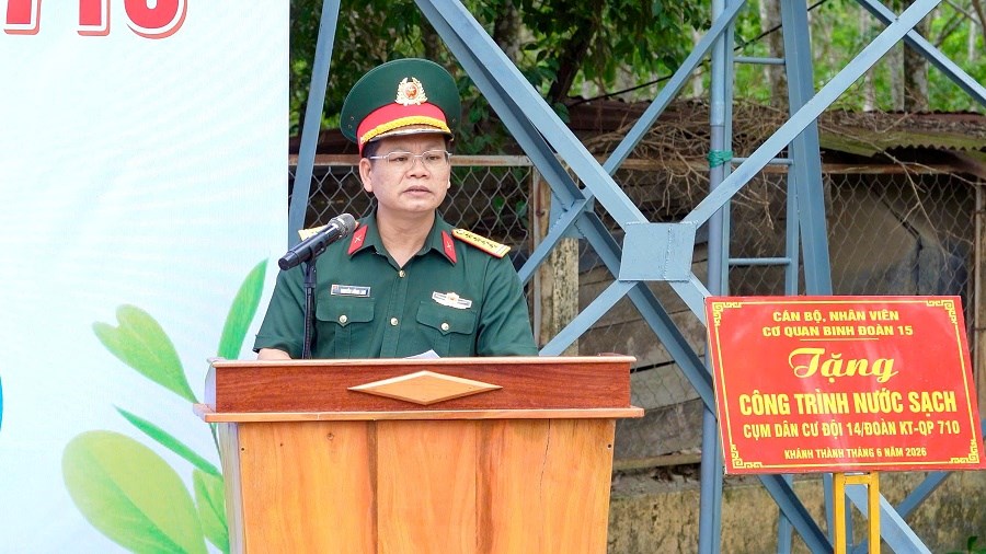 Gia Lai: Bàn giao công trình nước sạch cho người dân vùng biên - ảnh 2