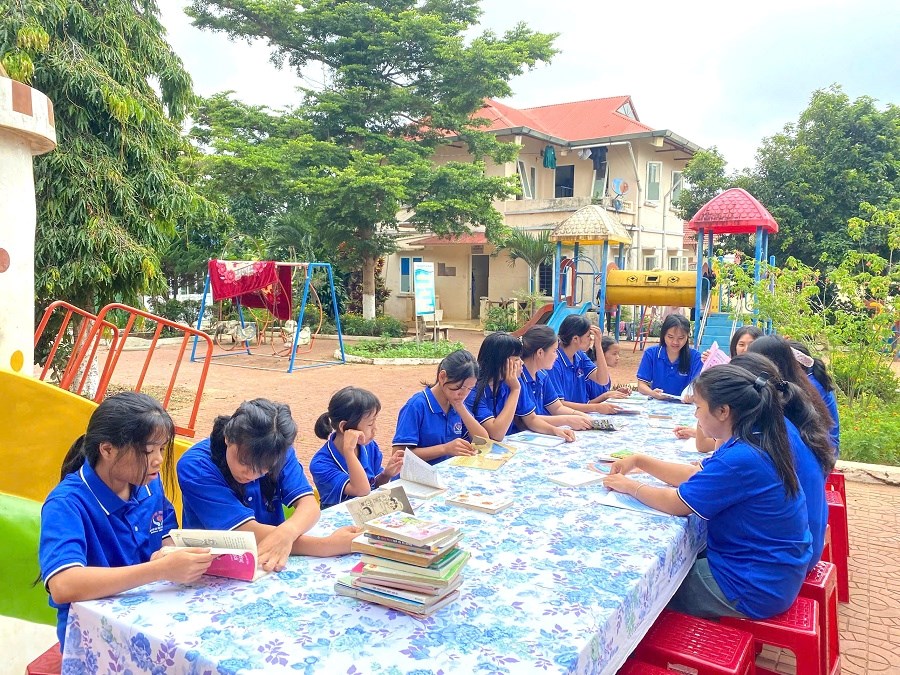 Gia Lai: Chương trình “Trang sách mùa hè” gieo mầm văn hoá đọc cho trẻ em yếu thế - ảnh 1